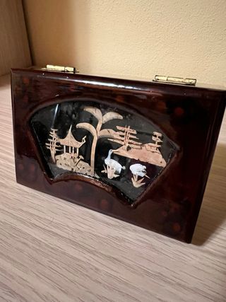 Scatola portagioie legno stile giapponese