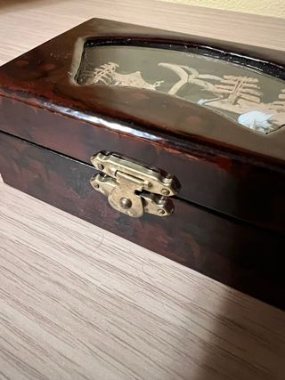 Scatola portagioie legno stile giapponese