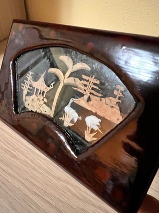 Scatola portagioie legno stile giapponese