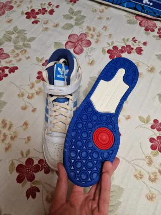 Adidas Forum High Blancas y Azules (44 2/3 EU)