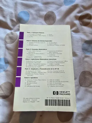 Manual HP Serie 48G Guía de Usuario