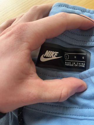 Conjunto Nike Tech Fleece Azul Claro