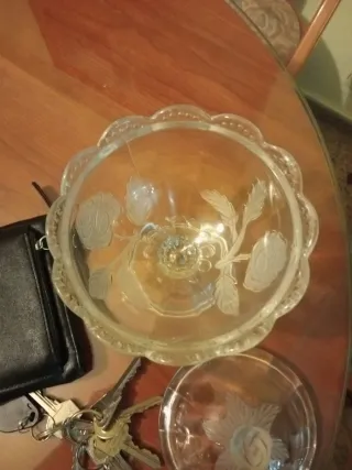 Bombonera Cáliz Cristal Flor