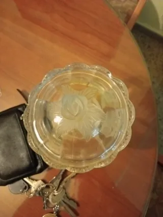 Bombonera Cáliz Cristal Flor