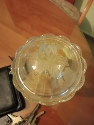 Bombonera Cáliz Cristal Flor