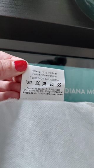 Almohada Cama 90cm Blanca mullida