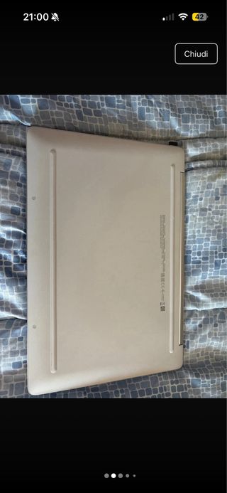 HP Chromebook Argento