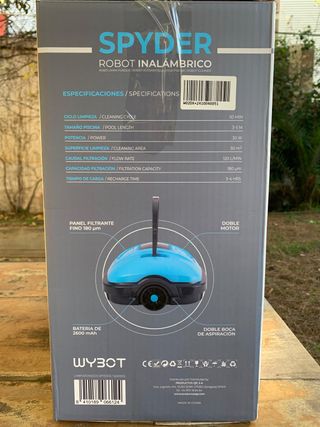 Robot Limpiafondos Spyder Inalámbrico