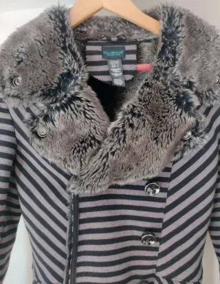 Cazadora Custo Barcelona Rayas Gris Talla M