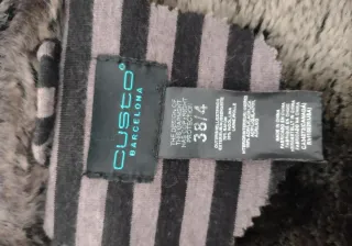 Cazadora Custo Barcelona Rayas Gris Talla M