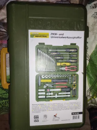 Maletín herramientas Proxxon (falta 1 destornillad