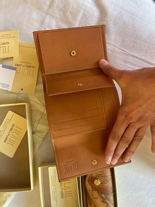 Set Borsa Portafoglio Portachiavi Prima Classe