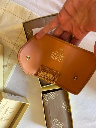 Set Borsa Portafoglio Portachiavi Prima Classe