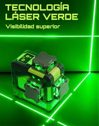Nivel Láser LasGoo LG-3DMAX Verde 3x360°