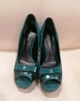 Guess Scarpe Tacchi Alti Verde Smeraldo