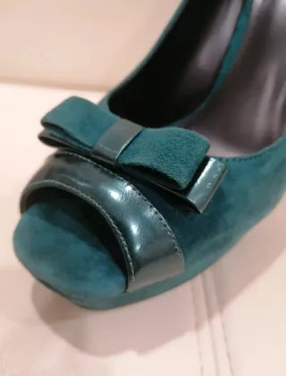 Guess Scarpe Tacchi Alti Verde Smeraldo