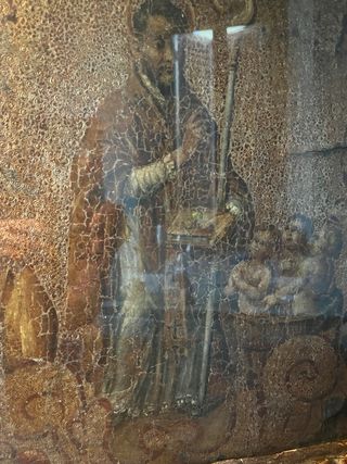 Reliquia Religiosa con Cornice Antica