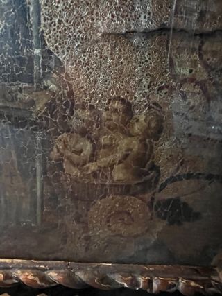 Reliquia Religiosa con Cornice Antica