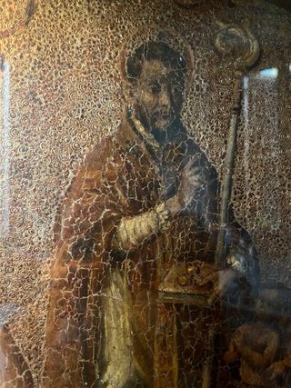 Reliquia Religiosa con Cornice Antica