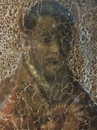 Reliquia Religiosa con Cornice Antica