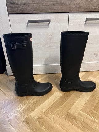 Botas de agua Hunter negras