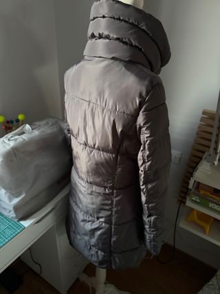 Piumino Combipel tortora