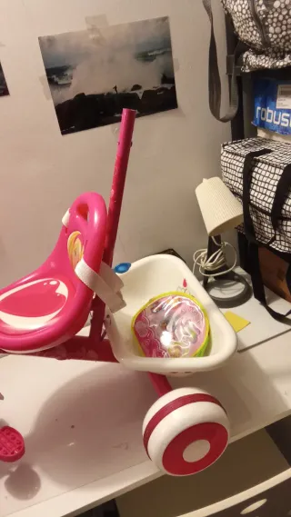 Triciclo Barbie Niña Rosa