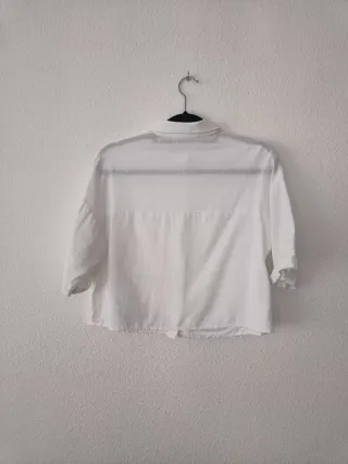 Camisa blanca corta