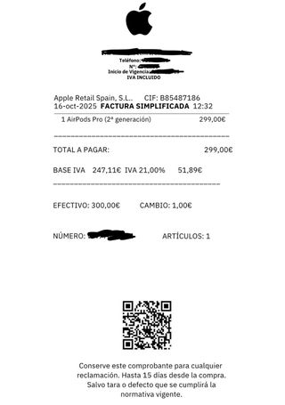 AirPods Pro 2ª Gen con Factura