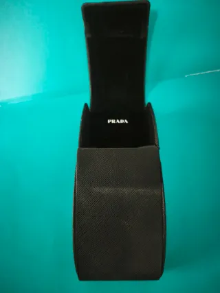 Caixa Estojo Óculos Prada Preta