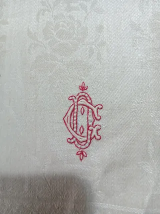 3 Asciugamani Lino Fiandra Operata 130x50