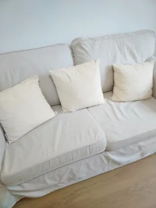 Sofá EKTORP  IKEA beige tela