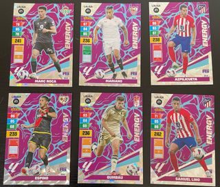 Lote 24 cromos Energy Adrenalyn XL 23-24