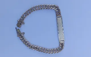 Pulsera esclava vintage plata