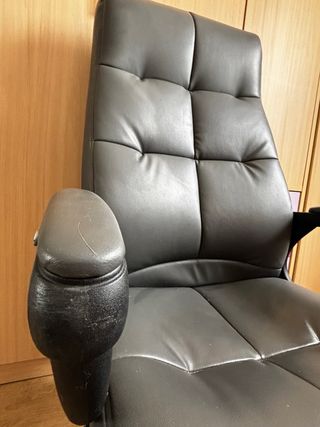 Silla de escritorio ergonómica gris