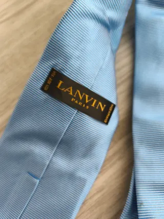 Corbata Lanvin Azul