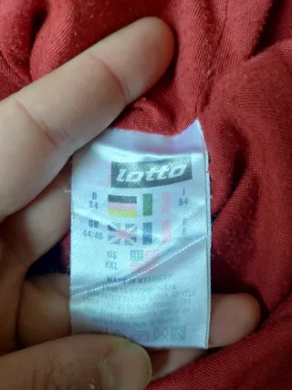 Giacca Lotto ATP Vintage Tennis Rossa