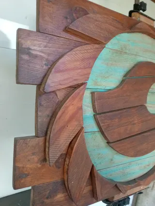 Decoración marinera Artesanal Madera Envejecida