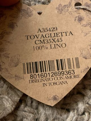 Tovaglietta in lino 35x45 cm