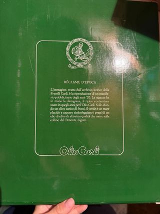 Vassoio Fratelli Carli Olio d'Oliva