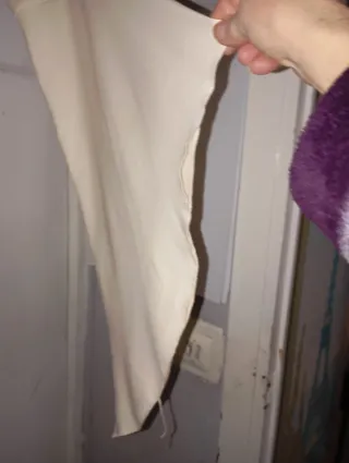 Blusa Beige Manga Ancha