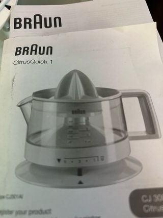 Exprimidor Braun blanco
