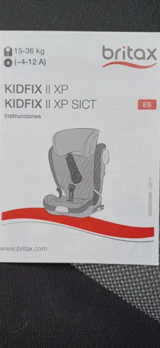 Silla Coche grupo II/III Britax Römer KIDFIX
