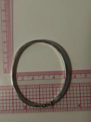 Pulsera Plata Ley con Detalles