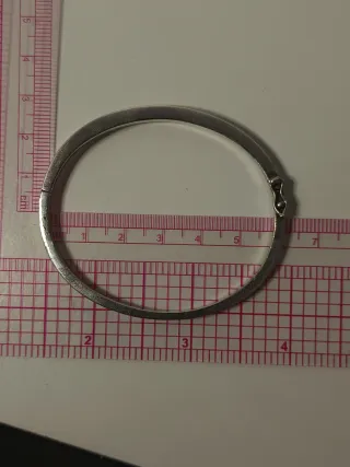 Pulsera Plata Ley con Detalles