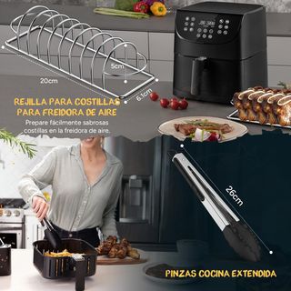 Accesorios para freidora de aire 5,5L a 6,5L