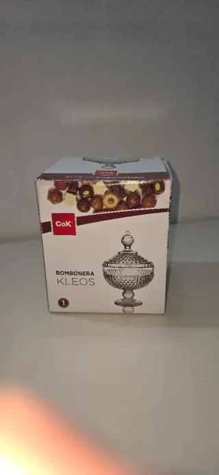 Porta caramelle in vetro