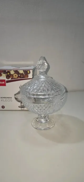 Porta caramelle in vetro