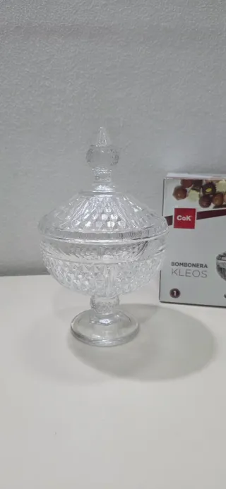 Porta caramelle in vetro