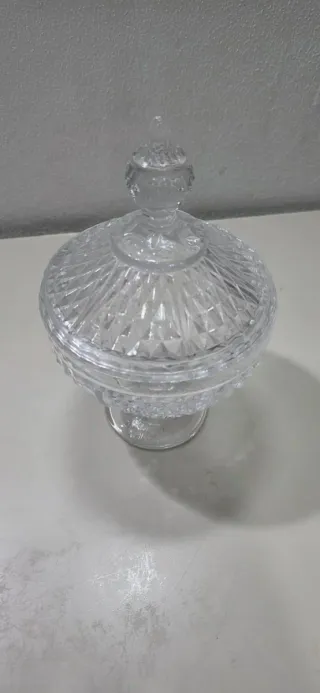 Porta caramelle in vetro